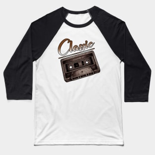 drawing cassette tape Baseball T-Shirt